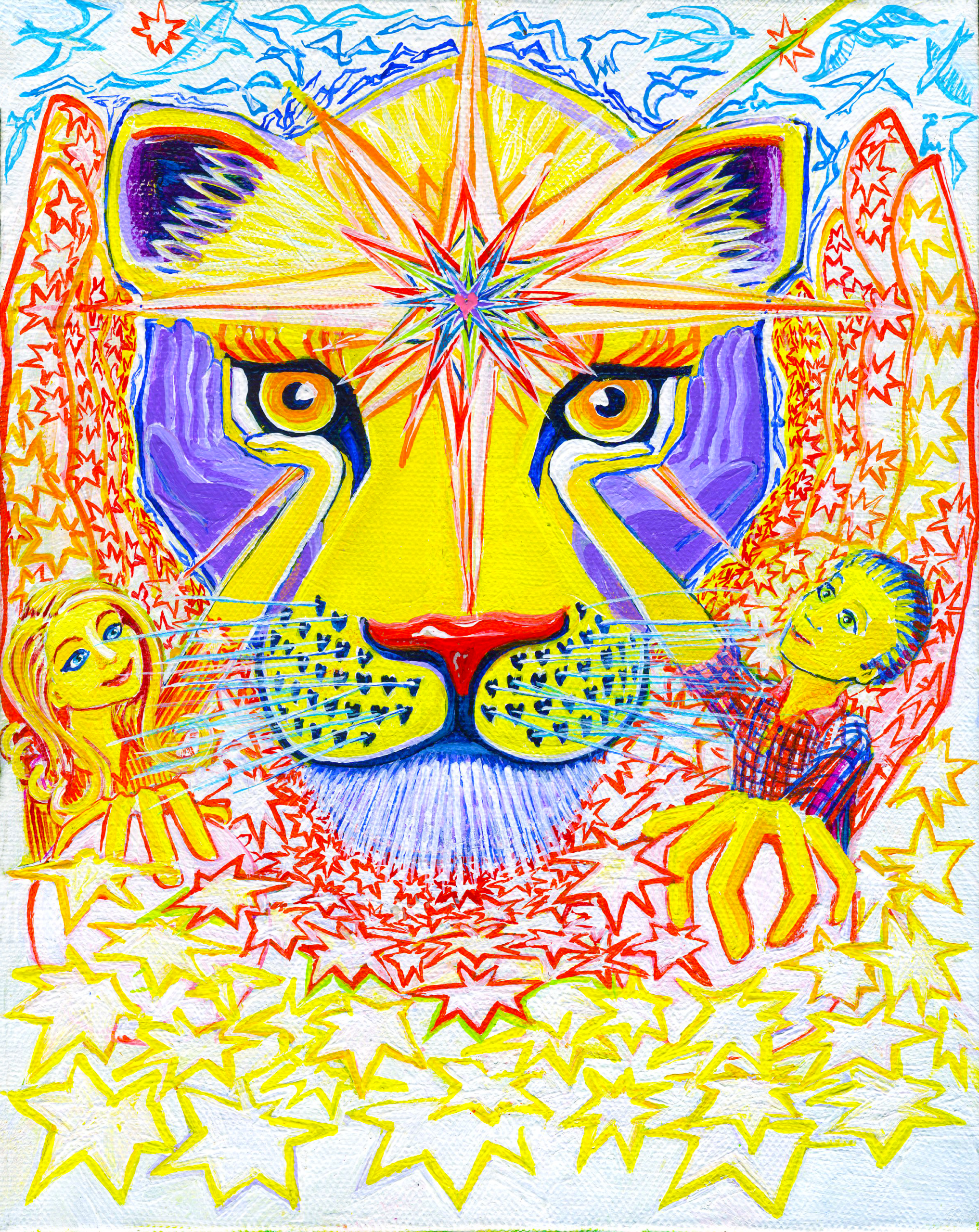 Third Eye Lioness artwork by Victoria Bell