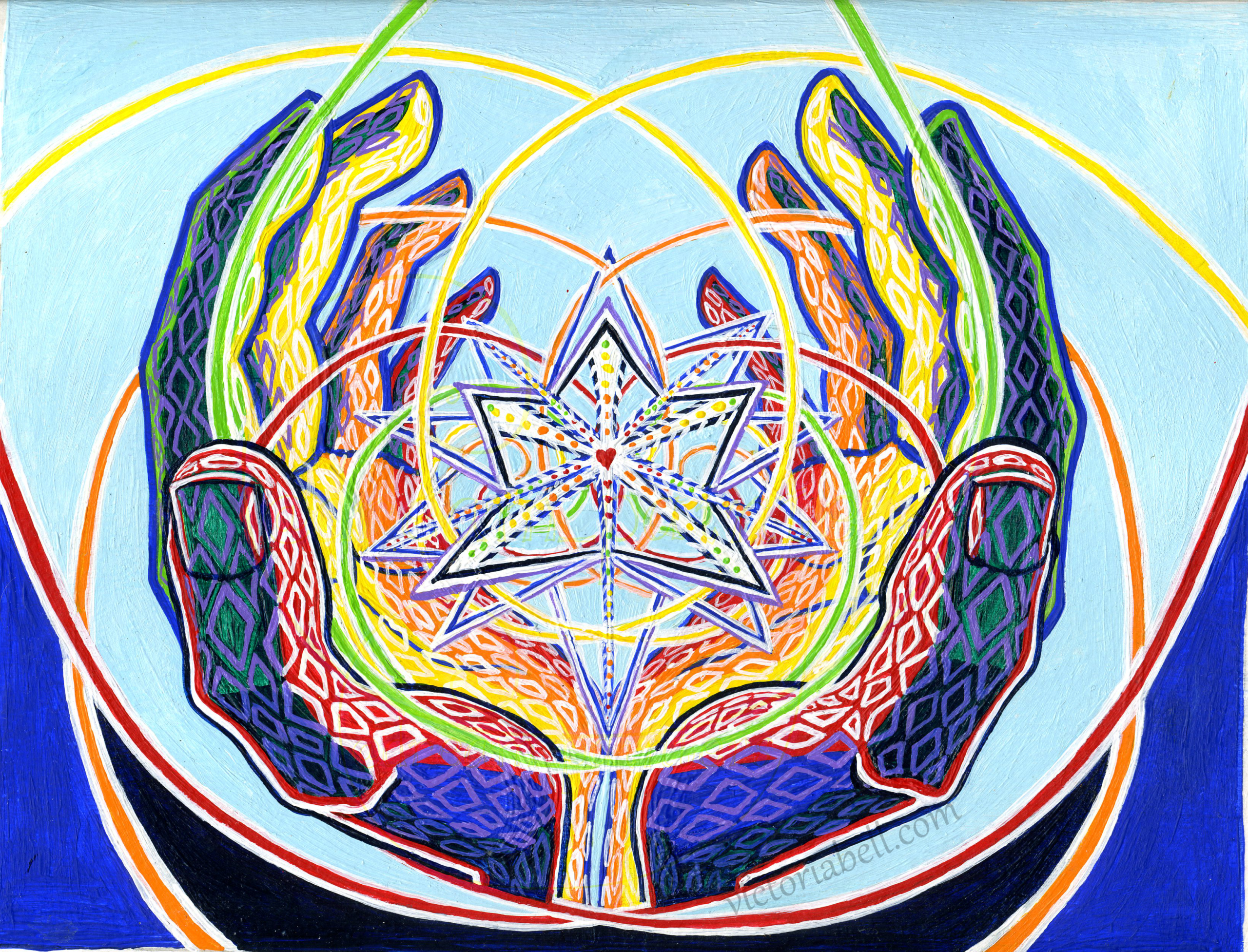 Swirl artwork by Victoria Bell