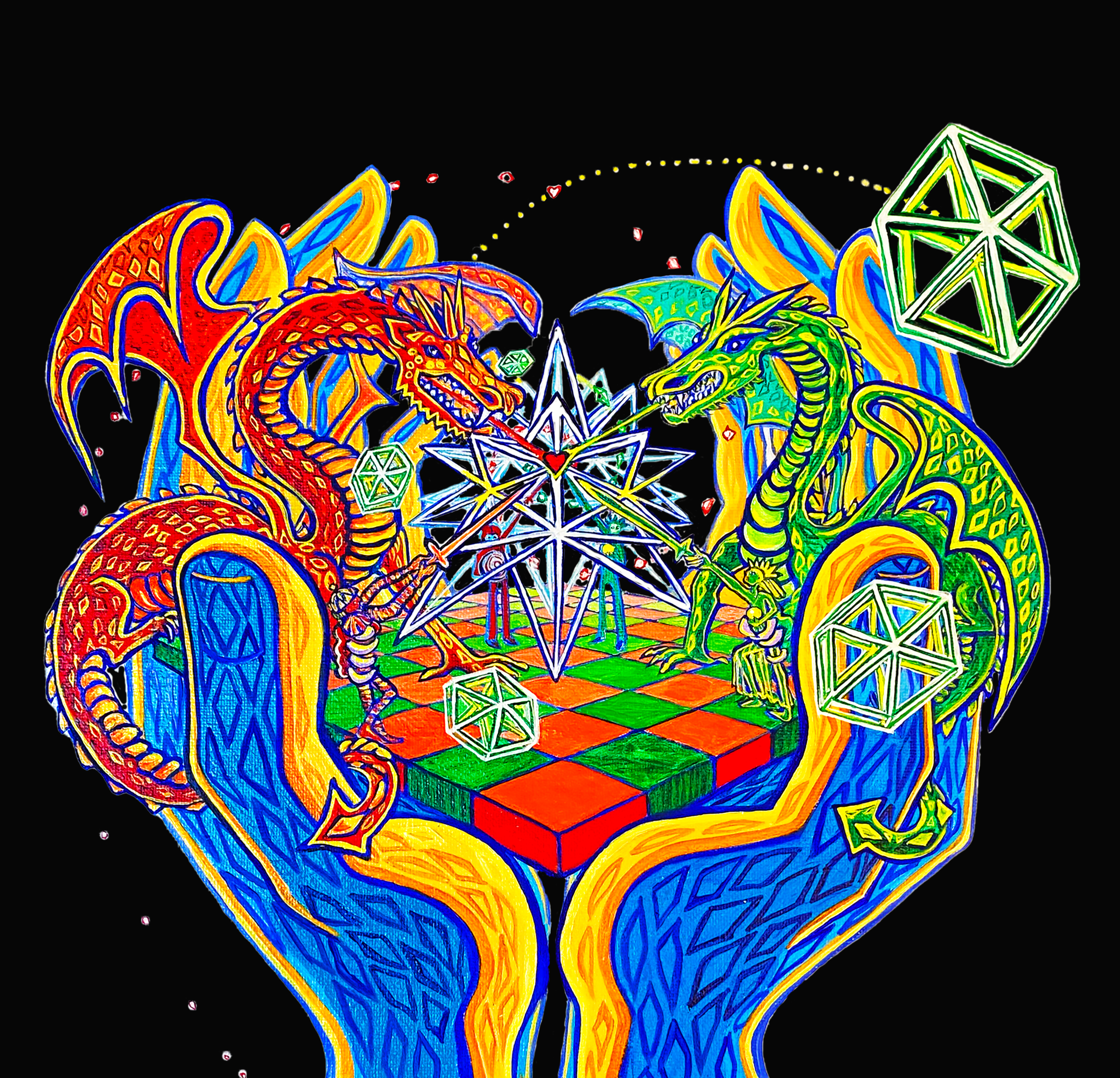 Luminous Garden, artwork by Victoria Bell